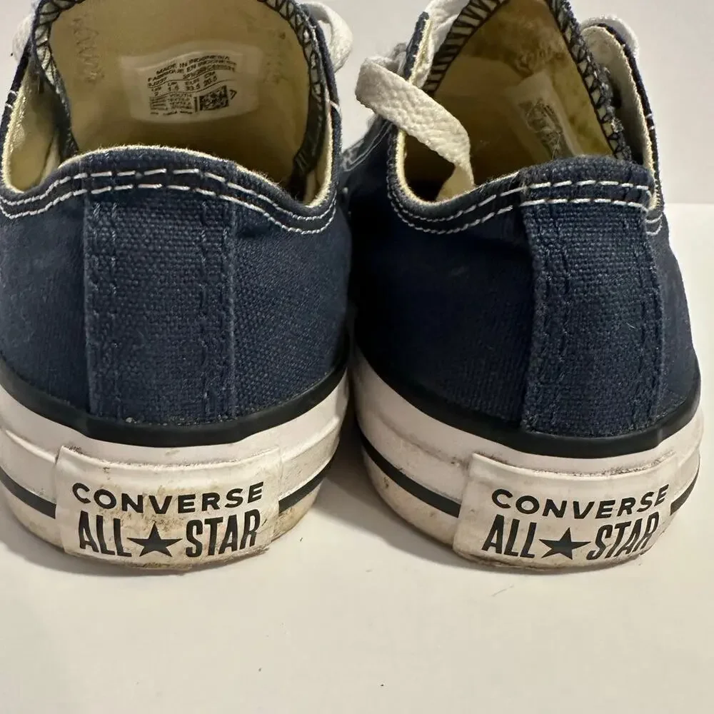 Navy converse shoes size 2 Boys